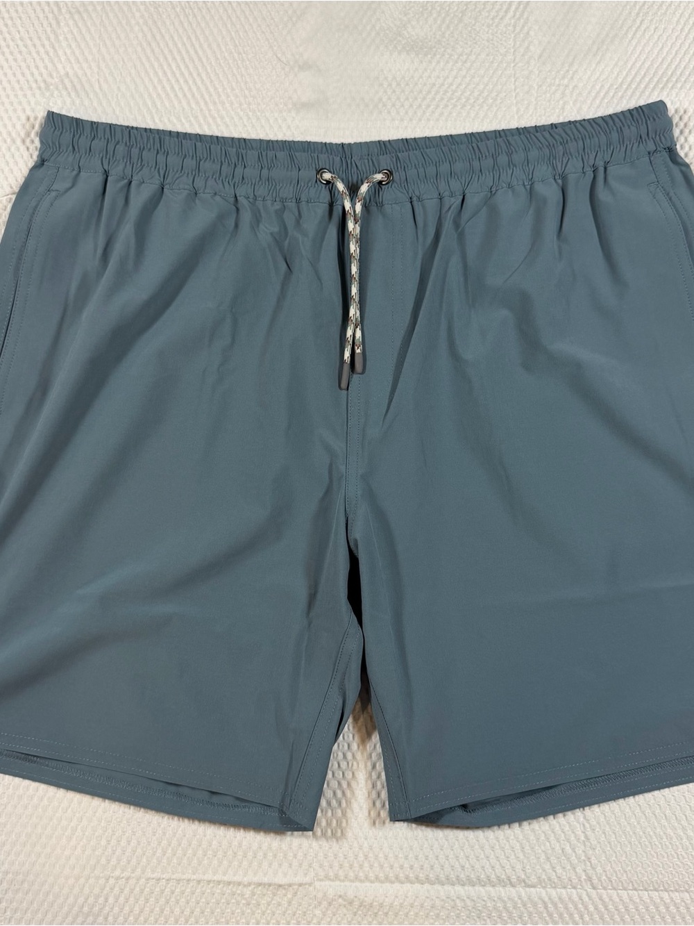 Free Fly Andros Trunk Men’s XL Pacific Blue 7” Swim Shorts UPF 50+ NWT